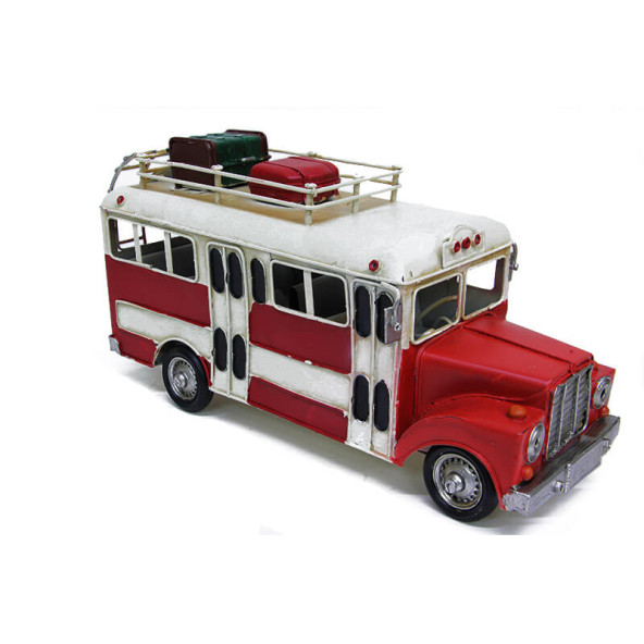 Dekoratif Metal Otobüs C0955 Model-M89 - Resim 5