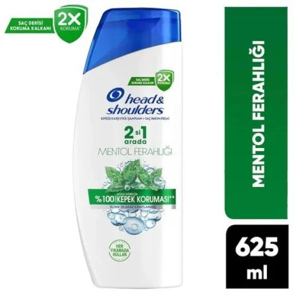 Head Shoulders 2 si 1 Arada Şampuan Mentol Ferahlığı 625 Ml ürün görseli 1