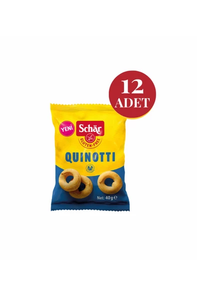 Schar Quinotti Glutensiz Kinoalı Halka Kraker (12 Adet) ürün görseli 1