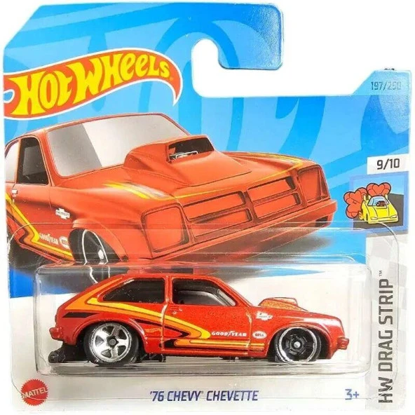 Hot Wheels Tekli Arabalar 76 Chevy Chevette HKH35 - Resim 6