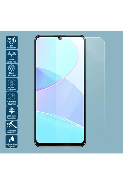 Samsung A25 Uyumlu 9H Blue Nano Kırılmaz Ekran Koruyucu ürün görseli 1