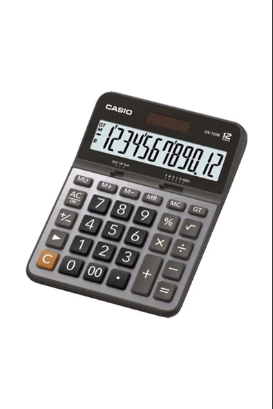 Casio DX-120B 12 Haneli Masaüstü Hesap Makinesi – Profesyonel Ofis Tipi Hesap Makinesi ürün görseli 1