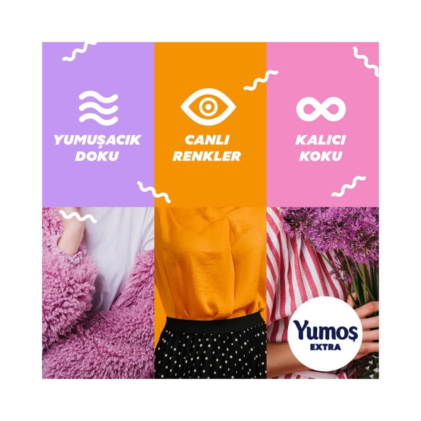 Yumoş Extra Konsantre Çamaşır Yumuşatıcısı Orkide 1440 ml 60 Yıkama X3 Adet ürün görseli 1