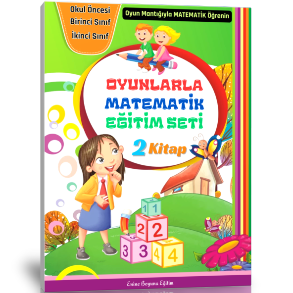 Oyunlarla Matematik Eğitim Seti (2 Kitap) ürün görseli 1