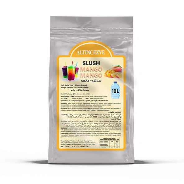 Ice Slush Karlı Buzlu Karlama Tozu | Mango 1.250 Gr - 10 L ürün görseli 1