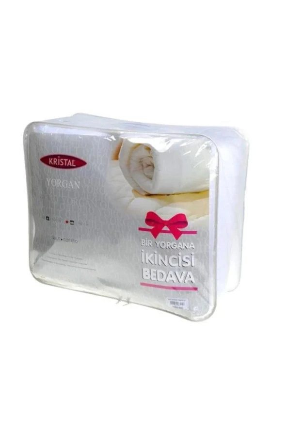 Taç Kristal Çift Kişilik 1 Alana 1 Bedava Yorgan 195x215 Cm ürün görseli 1