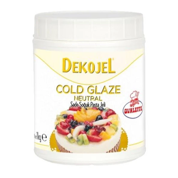 OVALETTE DEKOJEL SADE SOĞUK PASTA JELİ 1 KG ürün görseli 1