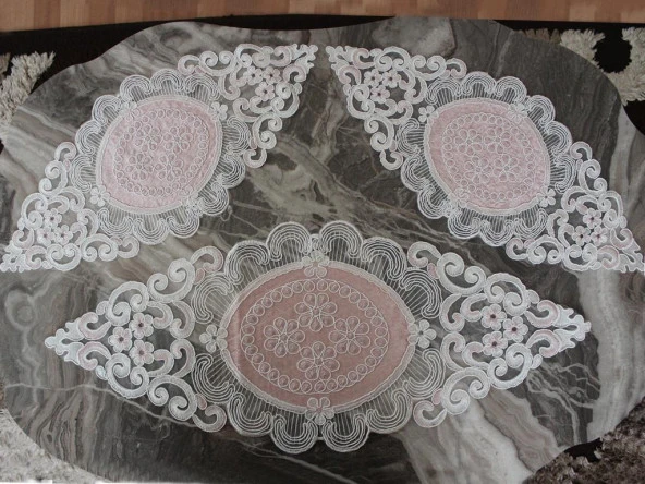 Candy Kadife Yatak Odası Takımı Pudra ürün görseli 1