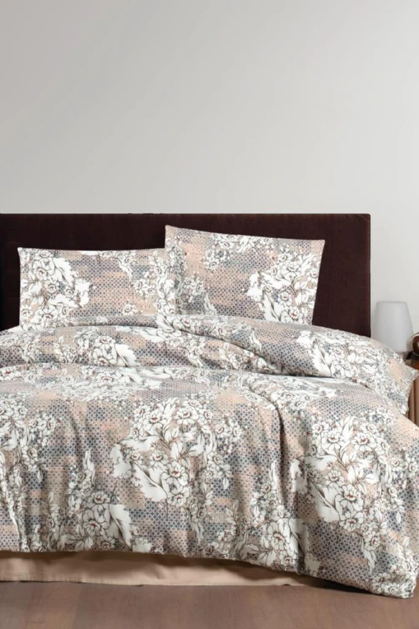 Rina 6 Parça Comforter Çeyiz Seti Kahve ürün görseli 1