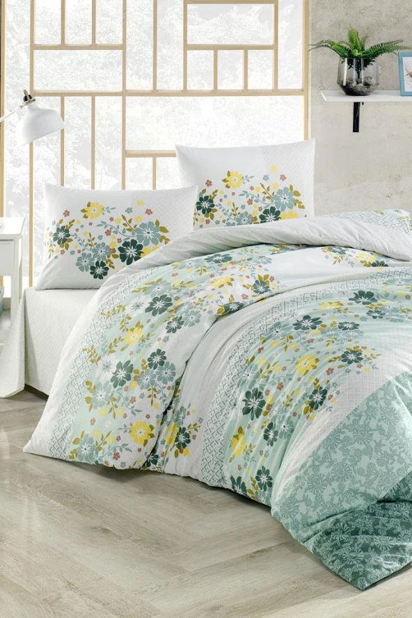 Taç Kristal Zümrüt Light Collection Çift Kişilik Nevresim Takımı Yeşil ürün görseli 1