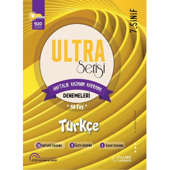 Palme Yayınevi ULTRA Serisi 7.Sınıf Türkçe Denemeleri ürün görseli 1