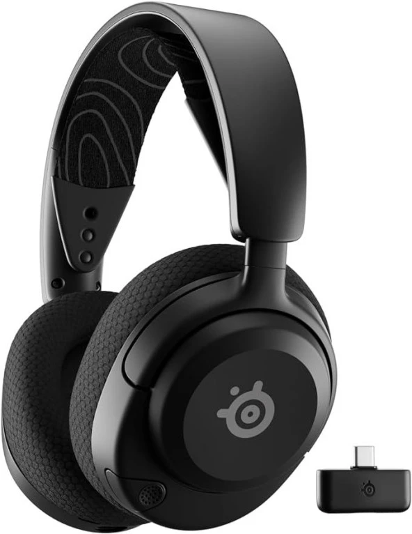Steelseries Arctis Nova 5 Wireless Ve Bluetooth Kablosuz Oyuncu Kulaklığı - Siyah ürün görseli 1