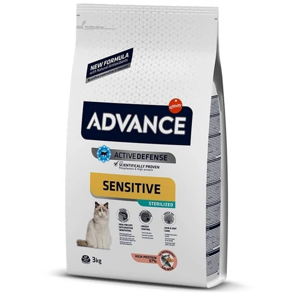 Advance Sterilised Somonlu Kısırlaştırılmış Kedi Maması 3 Kg ürün görseli 1