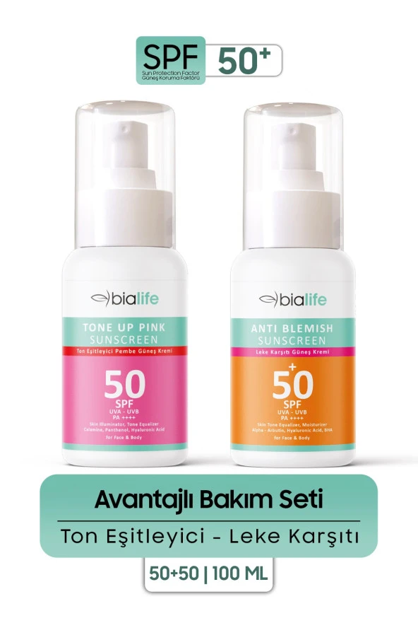 Leke Karşıtı ve Ton Eşitleyici Güneş Kremi SPF 50+ - Bialife ürün görseli 1