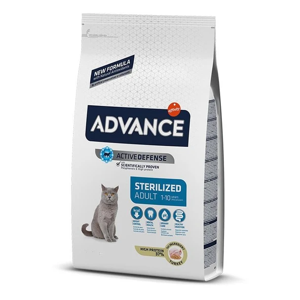 Advance Sterilized Kısırlaştırılmış Hindili Kedi Maması 1,5 Kg ürün görseli 1
