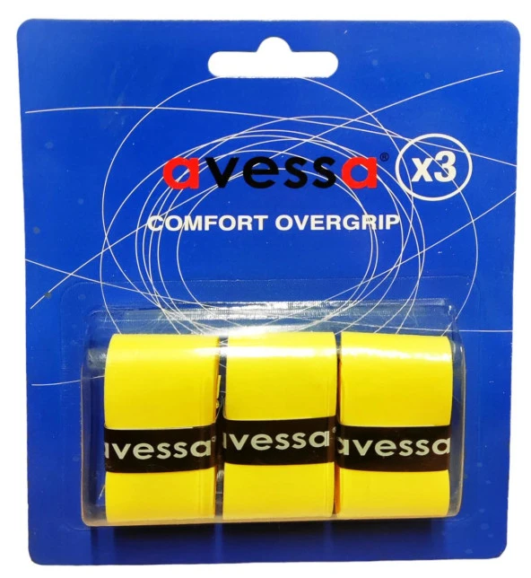Avessa Og-10 Overgrip Sarı 3lü ürün görseli 1