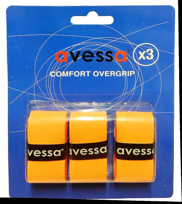 Avessa Og-40 Overgrip Turuncu 3lü ürün görseli 1