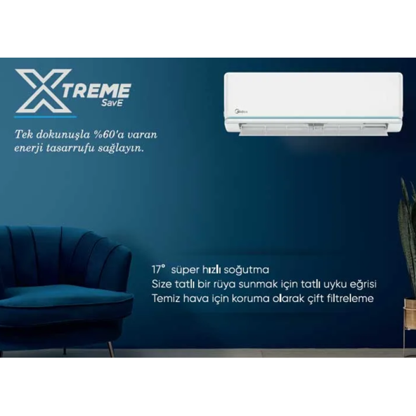 2026 Model Midea Xtreme Save  18000 Btu MONTAJ DAHİL - Resim 5