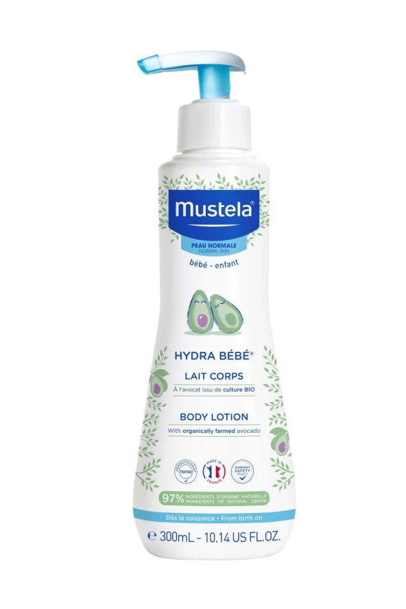 Mustela Hydra Bebe Body - Vücut Nemlendirici 300 Ml ürün görseli 1