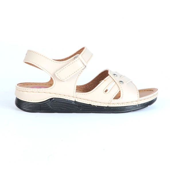 Moda Ayakkabı 01147 Serra Kadın Düz Sandalet ürün görseli 1