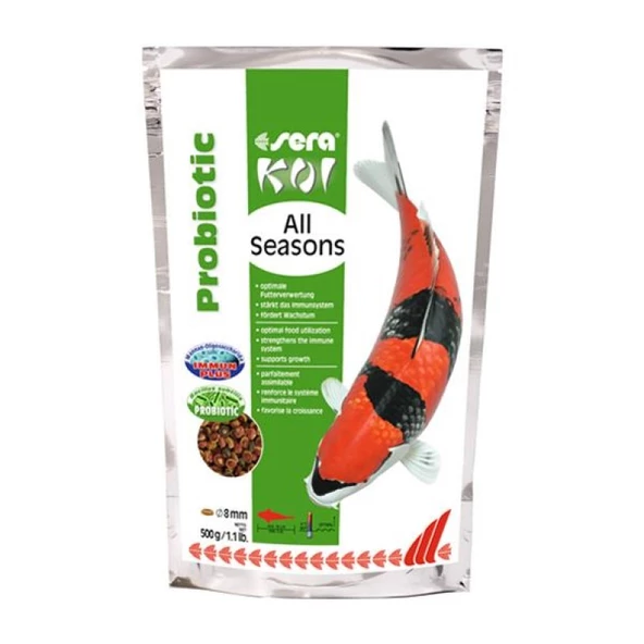 Sera Koi Dört Mevsim Probiyotikli Yemi 500 gr SKT: 04/2028 ürün görseli 1