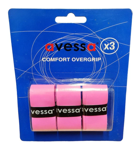 Avessa Og-60 Overgrip Pembe 3lü ürün görseli 1