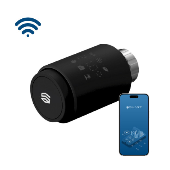 Şımart Akıllı Termostatik Radyatör Vanası Wi-Fi Bağlantılı ve Uzaktan Kontrol ürün görseli 1