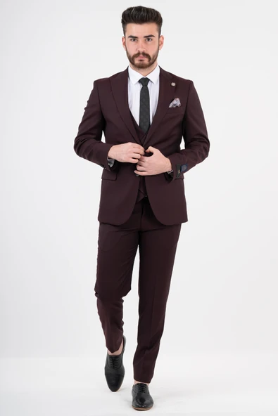 SİR YELEKLİ TAKIM ELBİSE - Resim 2