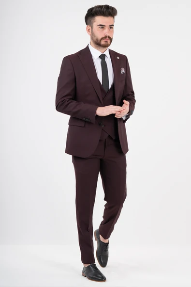 SİR YELEKLİ TAKIM ELBİSE - Resim 5