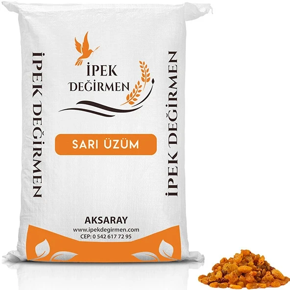 İpek Değirmen Sarı Üzüm 1 Kg - Doğal Katkısız Saf ürün görseli 1
