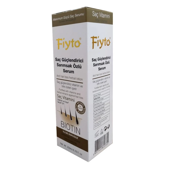 Fiyto Sarımsak Özlü Saç Losyonu 200 ML - Resim 4