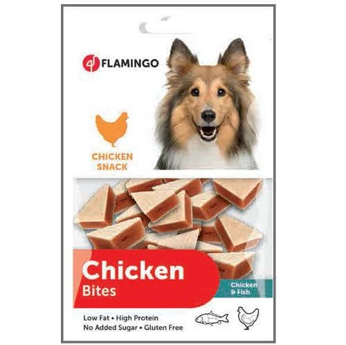 Flamingo Chicken Bites Tavuk ve Balık Etli Köpek Ödülü 85 Gr ürün görseli 1