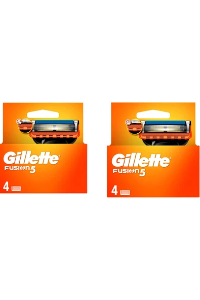 Gillette Fusion5 Tıraş Bıçağı 4'lü Yedek 7702018866984 X 2 ADET ürün görseli 1