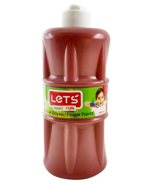 Lets Parmak Boyası Kahverengi 500 ml ürün görseli 1