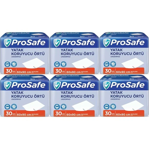 Prosafe Yetişkin Alt Açma Yatak Koruyucu Örtü 60*90CM 180 Adet (6PK*30) ürün görseli 1
