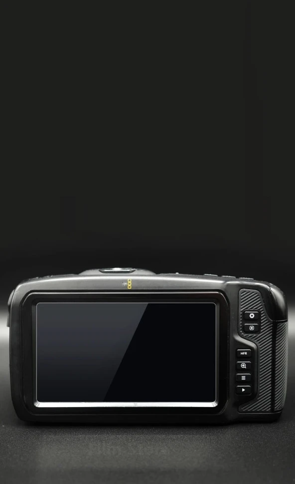 CDA Store Blackmagic Pocket Cinema Camera 6k Pro Uyumlu Şeffaf Ekran koruyucu Nano Jelatin ürün görseli 1