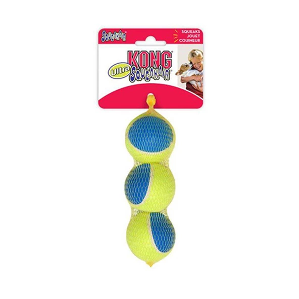 Kong Köpek Oyuncak, Squekair Ultra Top, 3 Ad 6,5cm ürün görseli 1
