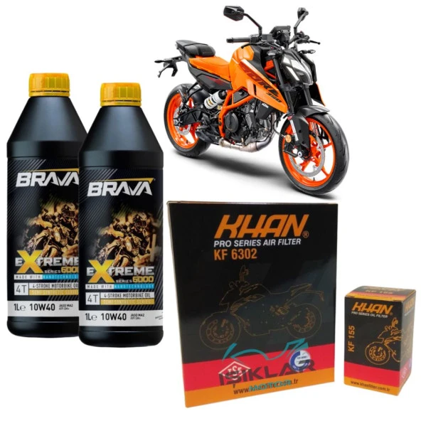 KTM Duke 200 250 390 Brava Khan Yerli Bakım Seti Extreme 6000 ürün görseli 1