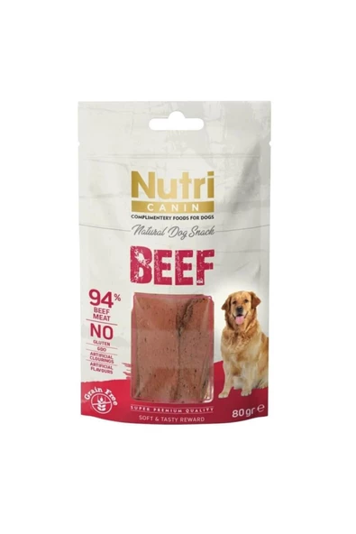 Nutri Canin Tahılsız Biftekli Köpek Ödül Maması 80 gr ürün görseli 1