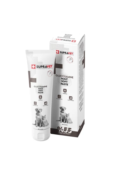 Supravet Glucosamine Kedi ve Köpek Eklem Ve Kas Destekliyici Malt Paste 100 Gr ürün görseli 1