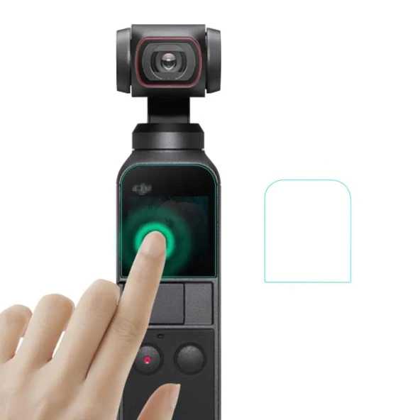 CDA Store DJI Pocket 2 Uyumlu ÖN 8 Adet Şeffaf Ekran koruyucu Nano Jelatin ürün görseli 1