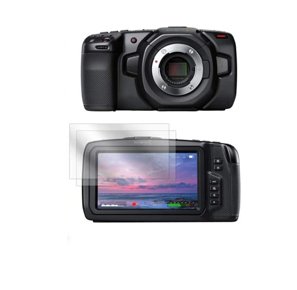 Tfy Store Blackmagic Pocket Cinema Camera 6k Pro Uyumlu Şeffaf Ekran koruyucu Nano Jelatin ürün görseli 1