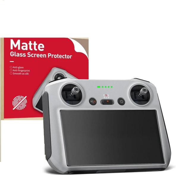 Tfy Store DJI Mini 3 Pro Uyumlu MAT Parmak izi bırakmaz Çizik koruyucu Ekran koruyucu Nano Jelatin ürün görseli 1