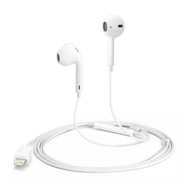 iPhone için Kablolu Bluetooth Kulaklık, Lightning Mikrofonlu - Resim 8