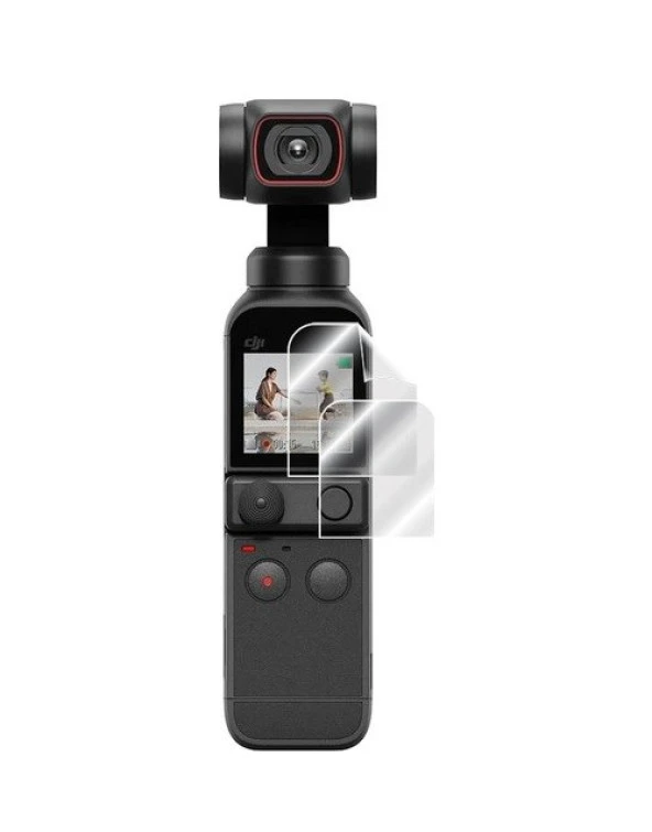 Tfy Store DJI Pocket 2 Uyumlu ÖN 8 Adet Şeffaf Ekran koruyucu Nano Jelatin ürün görseli 1