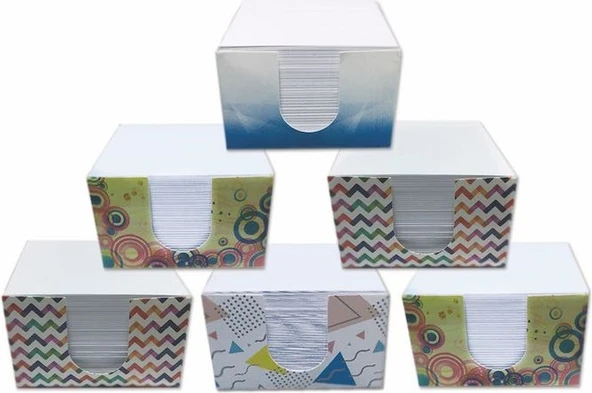 Küp Blok Kutulu Beyaz Kağıt 6 Paket ürün görseli 1