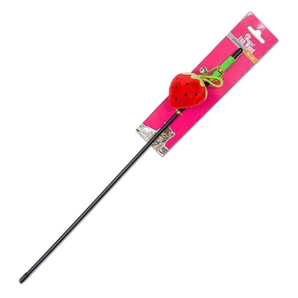 Eastland Peluş Çilekli Olta Kedi Oyuncağı 48 Cm ürün görseli 1
