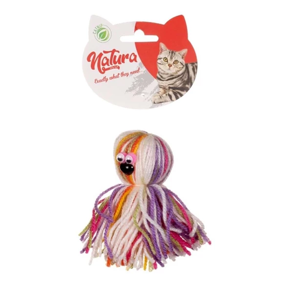 Natura Pamuk Ahtapot Kedi Oyuncak 15 cm PTC-042 ürün görseli 1