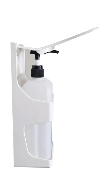 Dezenfektan Dispenseri Kol İle Kullanım 1000ML Kapasite Şişe dahil-PWR-57 ürün görseli 1