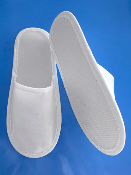 cengizgrup Tek Kullanımlık Tela Terlik 3 Mm Taban 100 Çift ürün görseli 1